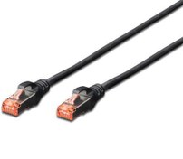 Resim Beek BC-S6010BL 1 Mt CAT6 AWG26 S\u002FFTP Lsoh Siyah Patch Cord Kablo 