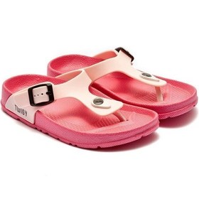 Resim Twigy Celine Çocuk Parmak Arası Terlik Bej Pembe 31/35 K1347-RB Pembe 