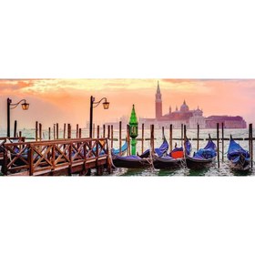 Resim Ravensburger 1000 Parçalı Panoramik Puzzle Gondollar - 14+ Yaş 