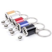 Resim YİNİDO BUFFER® Hareketli Araba Vites Anahtarlık Altı Hız Manuel Vites Dişli Shifter Topuzu Metal Anaht 