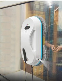 Resim Kiwi KWC-7130 Uzaktan Kumandalı Sıvı Püskürtmeli Cam Silme Robotu 