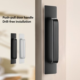 Resim Kalın, Matkap Olmadan Açılan Kapak Tutacağı - Dolap ve Cam Kapılar İçin Şık Siyah ve Beyaz Plastik Tasarım, Kolay Kurulum, Modern İç Aksesuar, Modern Kapı Aksesuarı | Şık Kapak Tutacağı | Dayanıklı Plastik Tutacak, Kapak Çekme Tutacağı 