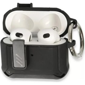 Resim Airpods 3 (3.nesil) Truva Kılıf Siyah 