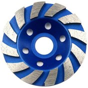 Resim Gajeena 4" Elmas Zımpara Tekerleği - Beton Ve Taş Kesim İçin Mavi Zımpara Diski 