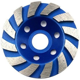 Resim Gajeena 4" Elmas Zımpara Tekerleği - Beton Ve Taş Kesim İçin Mavi Zımpara Diski 