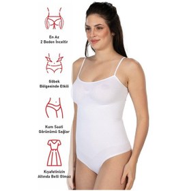 Resim Beyaz Mı Emay 1927 İp Askıllı Ripli String Body Beyaz 