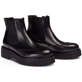 Resim Deery Hakiki Deri Siyah Chelsea Kadın Bot Siyah (539861603) Siyah 