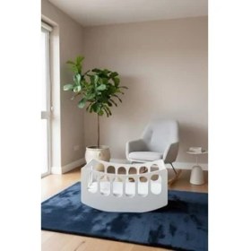 Resim Elivora Arion Beşik -%100 Mdf Kalitesi-Lake Boyalı 