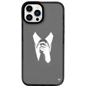 Resim iPhone 13 Pro Kravat Telefon Kılıfı 