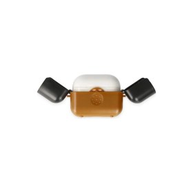 Resim AyrStore Airpods 3 (3.nesil) Basmalı Kılıf - Kahverengi-Siyah 