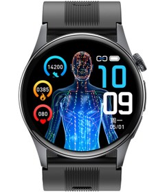 Resim motions Watch PRO HT2 Hava Pompalı Gerçek Tansiyon Ölçümlü Akıllı Saat 
