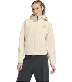 Resim Adidas W Z.n.e. Kadın Spor Sweatshırt - Ke4746 Krem 