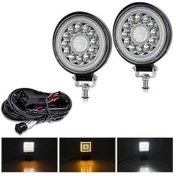 Resim Besthome1 D0102 E10 4 Halkalı Led Çalışma Lambası - 16000 Lumen, Ip67 Su Geçirmez, 160w, 9-30v Dc, Siyah Siyah 