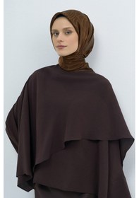 Resim Armine Saf İpek Sura Eşarp-2026 İlkbahar-yaz- 95110d Kahve-taba 