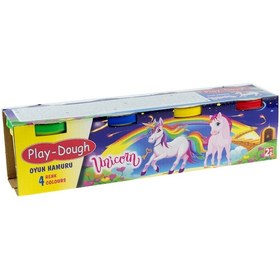 Resim Oyun Hamuru 4 Renk Unicorn 4 100 Gram 