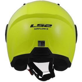 Resim Ls2 Airflow 2 Açık Motosiklet Kaskı-9401 Neon Sarı 