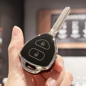 Resim TPU Anahtarlık Kılıfı, for TOYOTA Corolla, VIOS, Camry, Yaris, RAV4, HiLux, Cruiser ve Fortuner için Uyumlu 