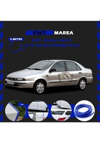 Resim Fiat Marea Oto Araç Kapı Koruma Fitili 5metre Parlak Mavi Renk 