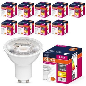 Resim Osram Led Value Par16 6.9w Gu10 3000k Sıcak Beyaz Ampul 10 Adet 10 Adet 