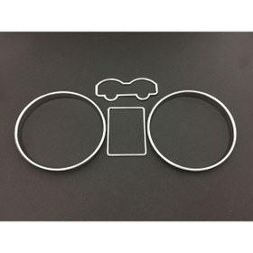 Resim NOS Volkswagen Passat B5 Gösterge Krom Çerçevesi, Passat Kadran Çerçevesi, Passat Gösterge Halkası 