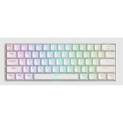 Resim Redragon K530 Pro Draconic Brown Switch TKL TR Q RGB Beyaz Mekanik Kablosuz Gaming (Oyuncu) Klavye 