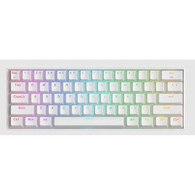 Resim Redragon K530 Pro Draconic Brown Switch TKL TR Q RGB Beyaz Mekanik Kablosuz Gaming (Oyuncu) Klavye 