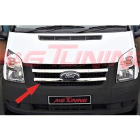 Resim Ford Transit Krom Ön Panjur 2007-2010 2 Parça Paslanmaz Çelik N11.4804 