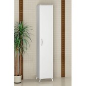 Resim GB-2000 5 Raflı Tek Kapaklı Banyo Dolabı %100 Mdf 