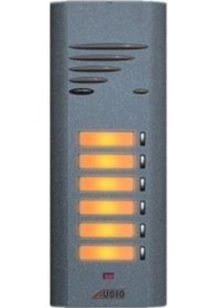 Resim Audio Konsept Altı Butonlu Hoparlörlü Fotoselli Zil Paneli 