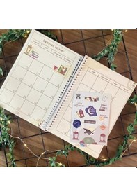 Resim Ramazan Planlayıcı Cüz, Teravih, Oruç, Günlük Planlama, Hatim, Sticker Hediyeli Çok Renkli 