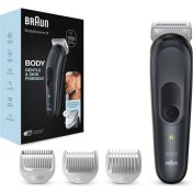 Resim Braun 1 - 3 Bodygroomer Tahriş Karşıtı Vücut Tıraş Makinası 1-2 Saat 2 Yıl Vücut Siyah Resmi Distribütör 