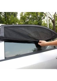 Resim 2 X Uv Koruma Araba Oto Güneş Işığı Gölge Araba Arka Yan Pencere Perdeleri 