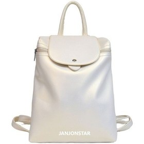 Resim Agoodshop Dokulu Sırt Çantası Kadın Sırt Çantası 2024 Yeni Moda Düz Renk Okul Çantası Kız Üniversit 40g Geo Black 