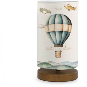 Resim Sıcak Hava Balonlu Çocuk Odası Abajur Masa Lambası | ByLamp 