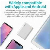 Resim Novahub Romoss Mini 10000mah Hızlı Şarjlı Çift Usb Cihaz, Beyaz 