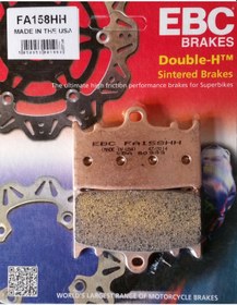 Resim 2002-2004 Kawasaki Zzr 1200 Ön Fren Balatası Ebc Fa158Hh Sinterli Ebc