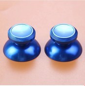 Resim Blue-jcd 2 Adet Renkli Alüminyum Metal 3d Analog Thumb Çubuk Kavrama Mantar Joystick Kap Xbox 360 Gamepad Denetleyicisi 