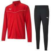 Resim Puma Teamrise Training Eşofman Takımı Ks657392 Kırmızı Siyah 