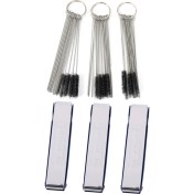 Resim Pshcooe 3 Takım Karbüratör Karbon Jet Temizleyici Tel Torç Ucu Temizleyici Aracı Iğneler Fırçalar Temizleme Aracı Takımı Motosiklet Moped Kaynakçı Carb (Yurt Dışından) 