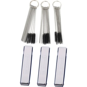 Resim Pshcooe 3 Takım Karbüratör Karbon Jet Temizleyici Tel Torç Ucu Temizleyici Aracı Iğneler Fırçalar Temizleme Aracı Takımı Motosiklet Moped Kaynakçı Carb (Yurt Dışından) 