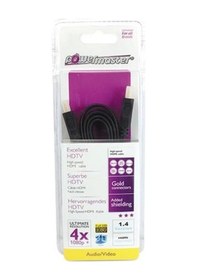 Resim 1.5 Metre Hdmi Kablo Yassı Flat 1.4V Siyah 