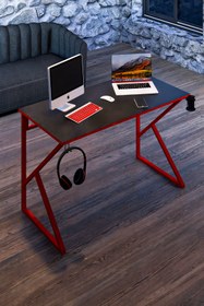 Resim Toprak Atelier THOR Oyuncu Masası Çalışma Masası Ofis Masası Yemek Masası Okul Masası Genç Odası 60x120 Cm 