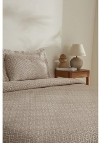 Resim Karaca Home Secret Çift Kişilik Yatak Örtüsü Seti Bej Bej 