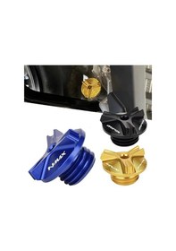 Resim Nmax 125/155 2015-2026 Yağ Seviye Kontrol Cnc Aksesuar Kapak Mavi Renk Mavi 