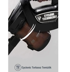 Resim Fantom Provac P-5000 Elektrikli Dik Saplı Süpürge Siyah 