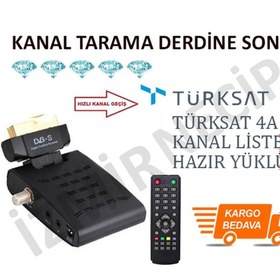 Resim Her Marka Plazma Led Lcd Tv Uyumlu Scart Girişli Uydu Alıcısı 