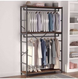 Resim Zizuva Tasarım Ayakkabılıklı Açık Gardırop 