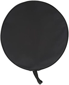 Resim Hztyyier Yuvarlak katlanabilir kamp masası, kullanımı kolay, geri çekilebilir, uzun ömürlü, taşınabilir piknik kamp masası, alüminyum alaşım, kendi kendine sürüş için (mat siyah) 