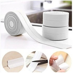 Resim 156 Gr Beyaz Su Sızdırmaz Lavabo Kenar Bandı 3.2m 