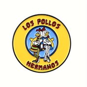 Resim Los Pollos Hermanos Emaye Pin - Şenlikli Tavuk Tasarımı, Sarı Renk, Sırt Çantaları ve Giyim Aksesuarları için Mükemmel 